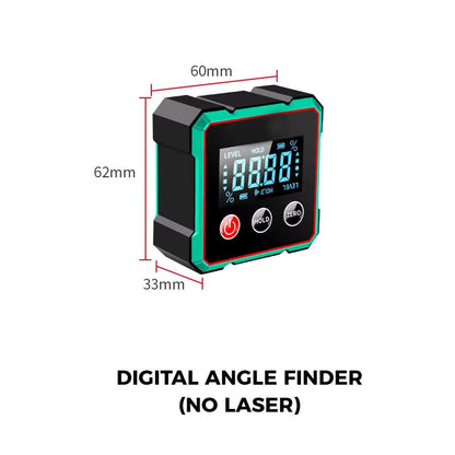 Magnetic Digital Angle Finder with Electronic Laser Gauge Protractor  TRENDSBUY!