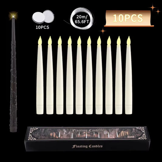 Floating Candles with Wand Halloween Decoration Trendsbuy!