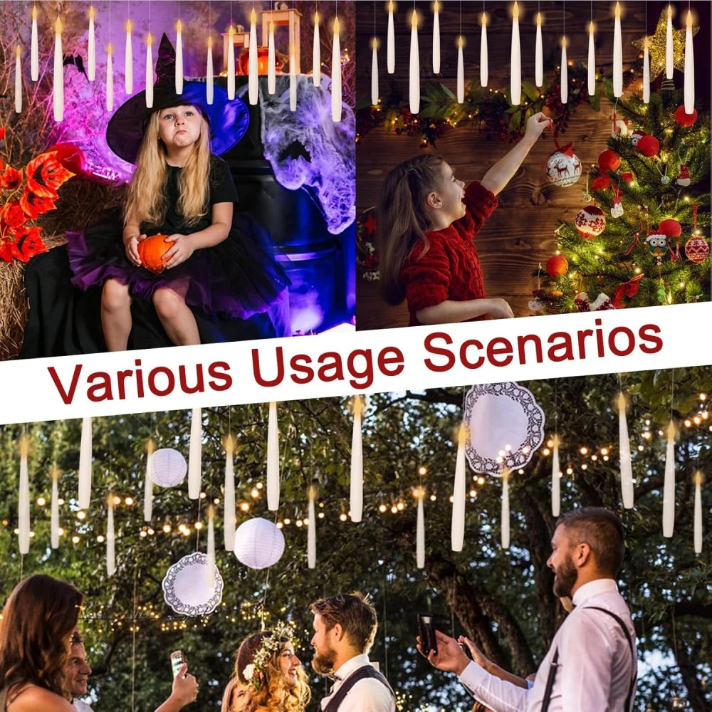 Floating Candles with Wand Halloween Decoration Trendsbuy!