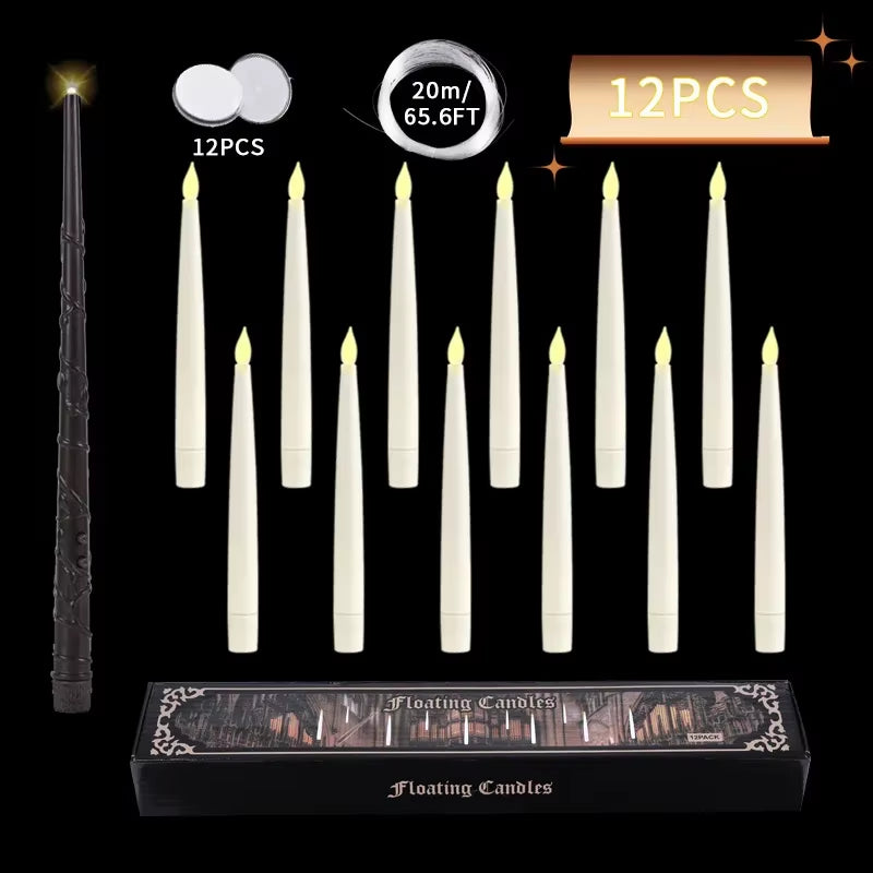 Floating Candles with Wand Halloween Decoration Trendsbuy!