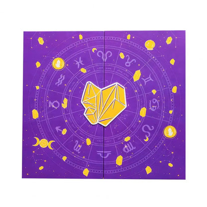 Reiki Crystal Halloween Countdown Gift Box 2025 Healing Stones Advent Calendar Rock Collection Energy Gem Dig Kit TRENDSBUY!