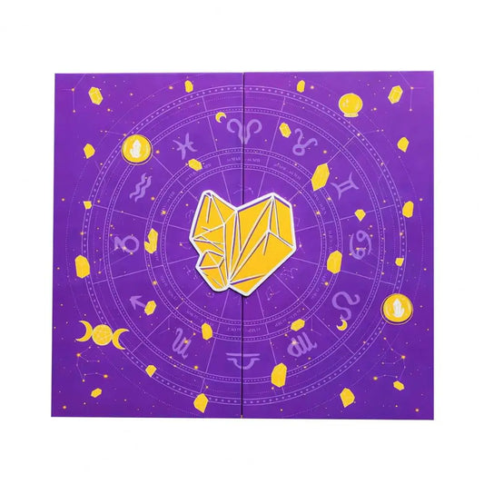 Reiki Crystal Halloween Countdown Gift Box 2025 Healing Stones Advent Calendar Rock Collection Energy Gem Dig Kit TRENDSBUY!